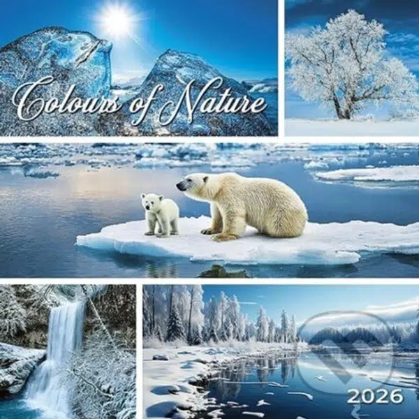 Nástenný kalendár Colours of nature 2026 (univerzálne kalendárium)