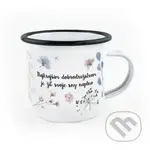 Smaltovaný hrnček Najkrajším dobrodružstvom je žiť svoje sny naplno