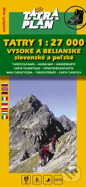 Tatry Vysoké a Belianske 1:27 000 (Turistická mapa)