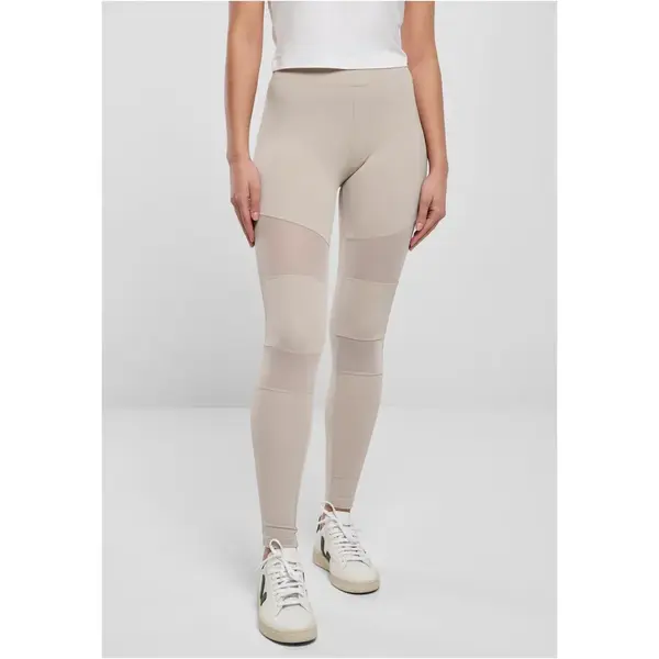 Women's Tech Mesh Leggings in Warm Grey