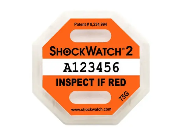 Indikátor nárazu Shockwatch2 - 75 g, oranžový