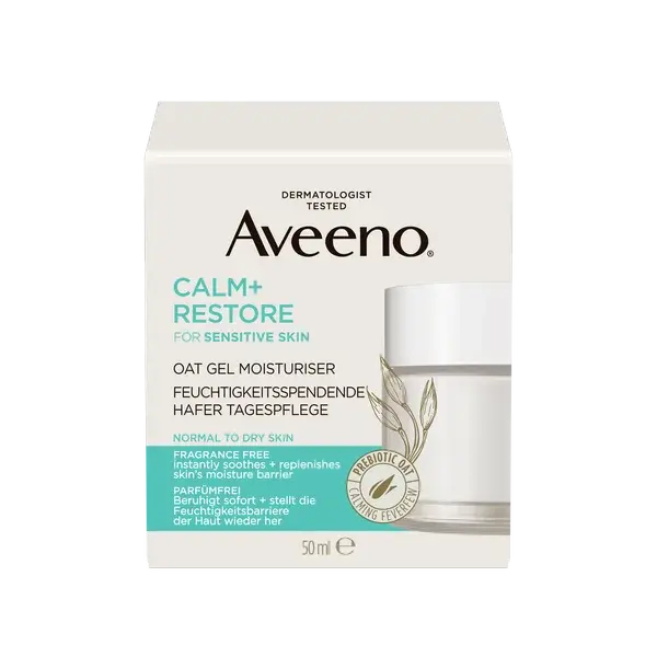 AVEENO® Calm+Restore Hydratačný pleťový gél s ovsom