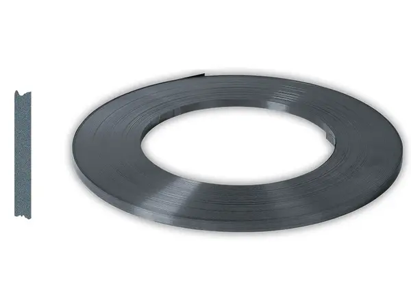 Páska vázací ocelová šíře 20 - bez pokovení (1kg = 13,47 m)