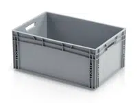 Euro přepravka 600x400x270 - šedá