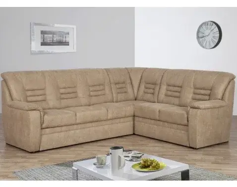 Rohová sedacia súprava Merlin II, béžová látka%