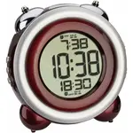 60.2016.05 TFA Digitálny zvončekový budík s dvoma časmi budenia, kov, červeno-strieborný