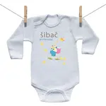 Boodyy Body s dlhým rukávom Šibač profesionál 56 (0-2 mesiace)