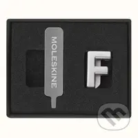 Moleskine  - ozdoba na zápisník – písmeno F