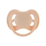 Canpol babies Cumlík kaučukový s okrúhlou špičkou NUDE 0-6m krémový