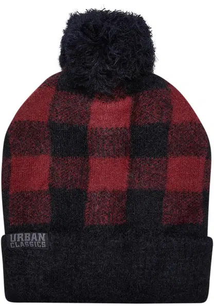 Pom Beanie black/red