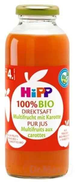 HiPP 100 % BIO Ovocna šťava s karotkou