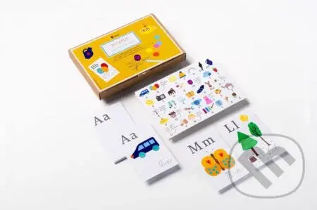 Nalepuj a dokresľuj abecedu ilustrované karty a nálepky