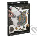 Tygr, dřevěné - puzzle z kategorie Zvířata