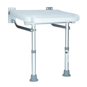 Nástěnná sklopná sedačka s nožkami