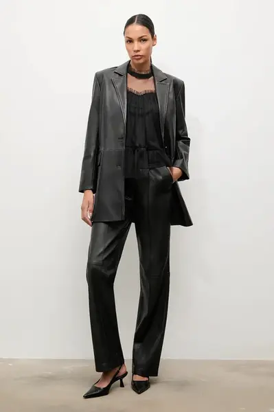 Kožené sako Answear.LAB