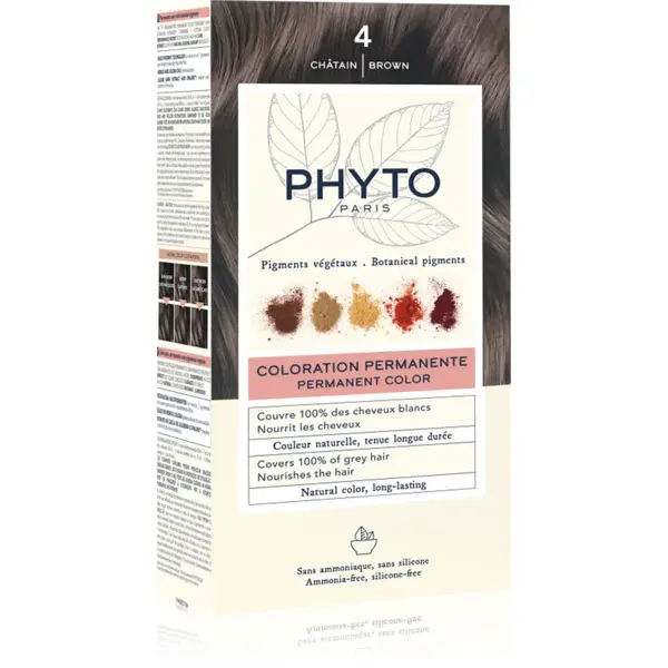 Phyto Color farba na vlasy bez amoniaku odtieň 4 Brown 1 ks
