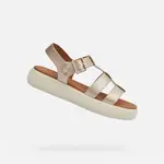 Gold women's sandals Geox Camalei - Women's