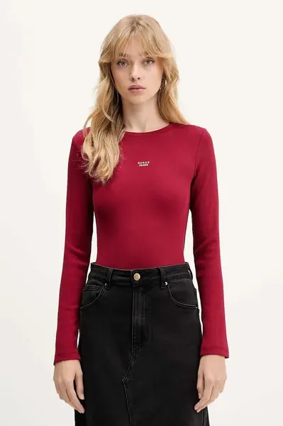 Tričko s dlouhým rukávem Guess Jeans