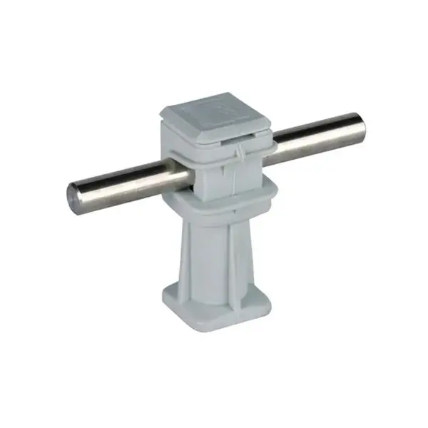 Podpěra vedení, plast šedý, 36mm, pro prům.8mm M8