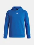 Chlapecká mikina Under Armour UA Rival Fleece Hoodie-BLU - Kluci