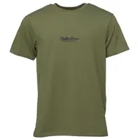 Quiksilver SIMPLE LETTRING SS Pánské triko, khaki, velikost