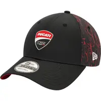 New Era DUCATI MOTOR CRINKLE AOP 9FORTY Kšiltovka, černá, velikost UNI