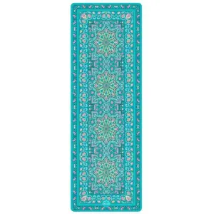 YOGGYS MARRAKESH 1.5 MM Jóga podložka, tyrkysová, velikost