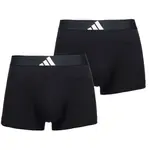 adidas TRUNK 2 PACK Pánské boxerky, černá, velikost