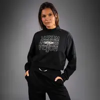 Venum PULSE CROPPED SWEATSHIRT Dámská mikina, černá, velikost