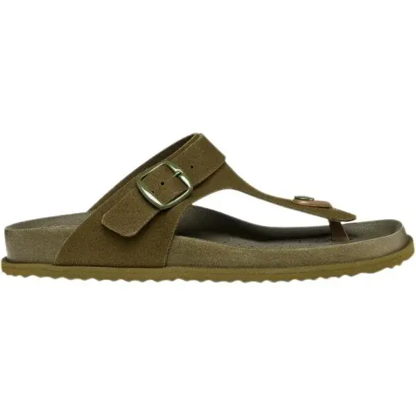 Geox D SANDYBETT Dámské žabky, khaki, velikost