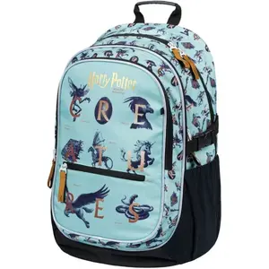 BAAGL CORE HARRY POTTER FANTASTICKÁ ZVÍŘATA Školní batoh, tyrkysová, velikost