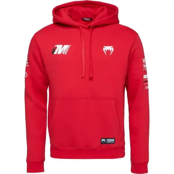 Venum MOTORSPORT HOODIE Pánská mikina, červená, velikost