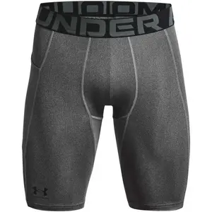 Under Armour HEATGEAR ARMOUR LONG SHORTS Pánské kompresní kraťasy, šedá, velikost L