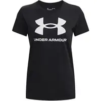 Under Armour LIVE SPORTSTYLE GRAPHIC Dámské triko, černá, velikost M