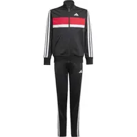 adidas 3 STRIPES TIBERIO Chlapecká souprava, černá, velikost