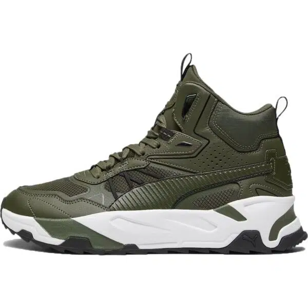 Puma TRINITY MID HYBRID Pánská volnočasová obuv, khaki, velikost 40.5