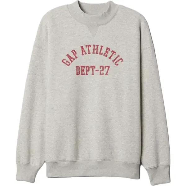 GAP MOCKNECK Dámská mikina, šedá, velikost