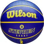 Wilson NBA PLAYER ICON OUTDOOR STEPHEN CURRY Basketbalový míč, modrá, velikost