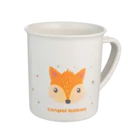 CANPOL BABIES Plastový hrníček CUTE ANIMALS - liška 170 ml