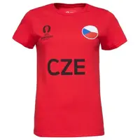 FANATICS UEFA EURO 2024 CZECHIA NATION FLAG Dámské triko, červená, velikost