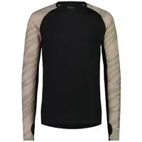 MONS ROYALE TEMPLE TECH LS Pánské funkční triko z merino vlny, béžová, velikost XXL