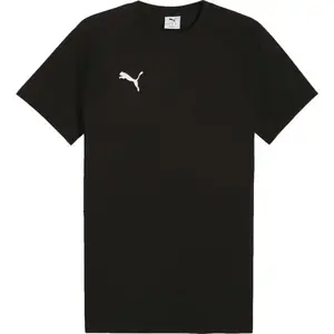 Puma TEAMEVOSTRIPE TEE Pánské triko, černá, velikost