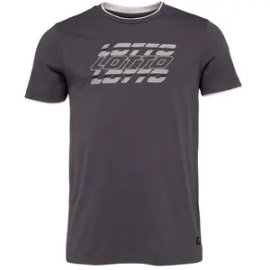 Lotto LOGO IV TEE Pánské tričko, tmavě šedá, velikost
