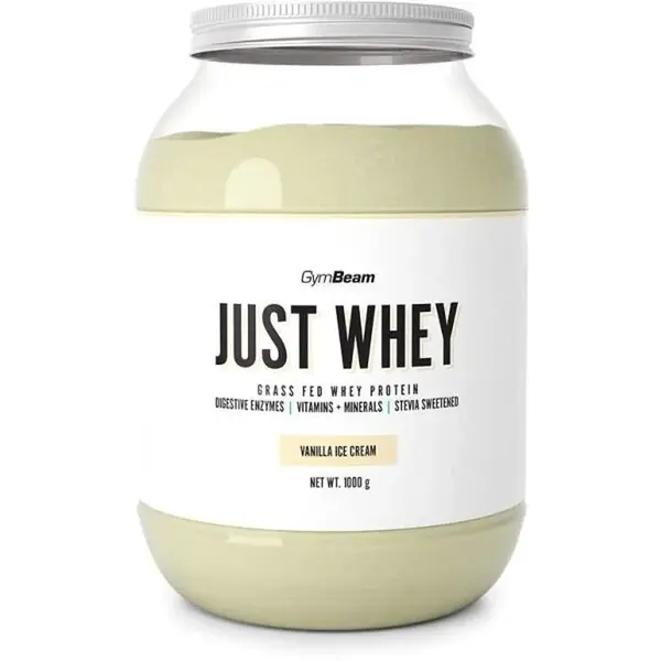 GymBeam JUST WHEY 1000 G VANILKOVÁ ZMRZLINA Protein, , velikost