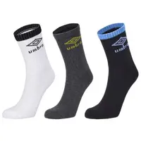 Umbro STRIPED CREW SOCKS JNR - 3 PACK Dětské ponožky, mix, velikost 35-38