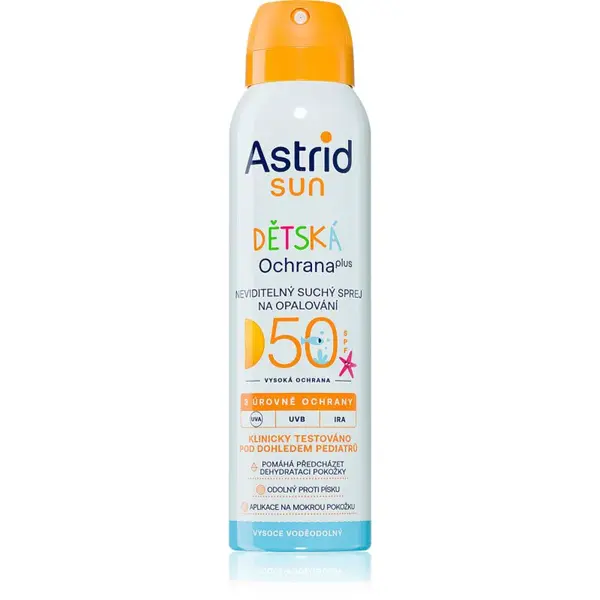 Astrid Sun neviditeľný sprej na opaľovanie SPF 50 150 ml