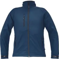 CERVA CHITRA Pánská softshellová bunda, tmavě modrá, velikost