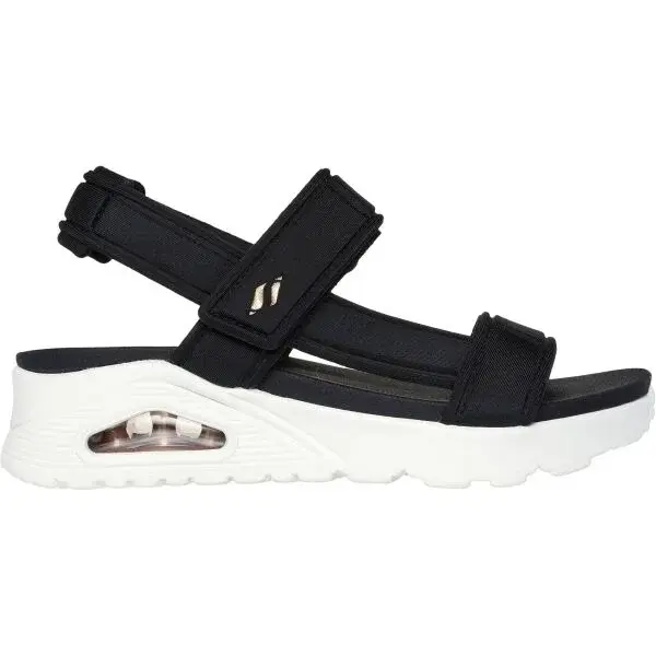 Skechers UNO - SUMMER STAND 2 Dámské sandály, černá, velikost