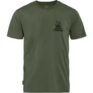 Horsefeathers RECKLESS TECH Pánské tričko, khaki, velikost