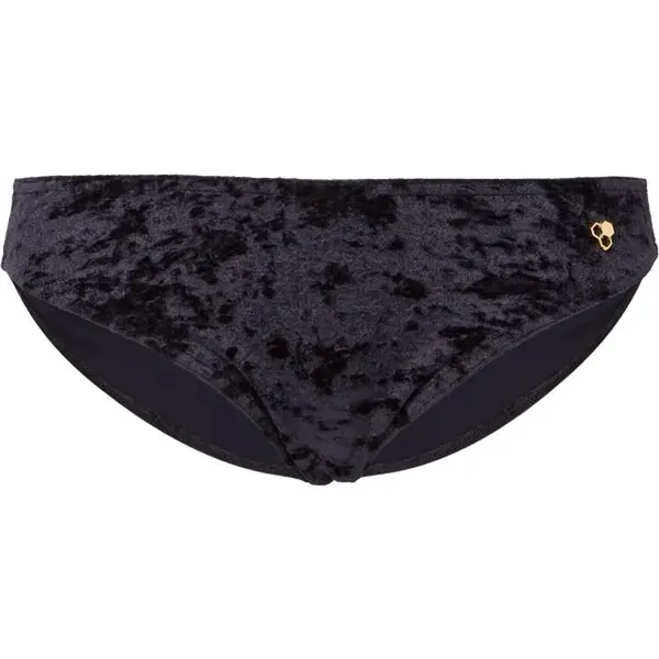 GOLDBEE VELVET SWIMSUIT Dámské plavky, černá, velikost